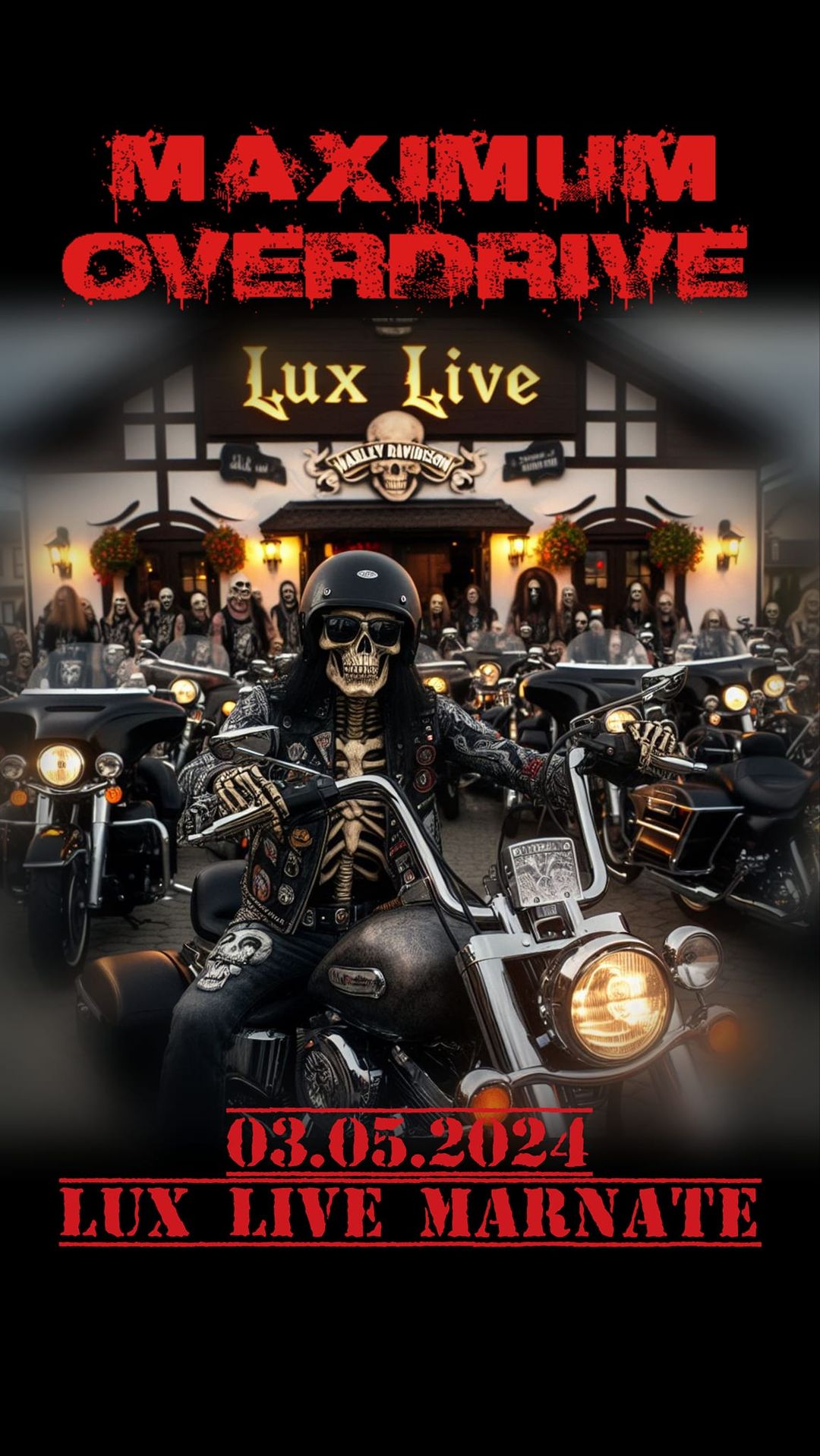 03.05.2024 
 Lux Live Marnate, are you ready for the thunder? 
 We’re gonna met…