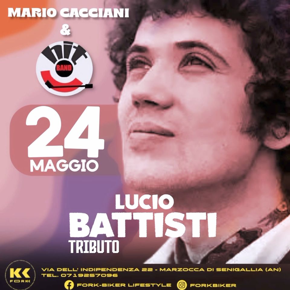 Venerdi 24 Maggio,  live Fork – Biker Lifestyle  di Senigallia (AN)
 Mario Cacci…