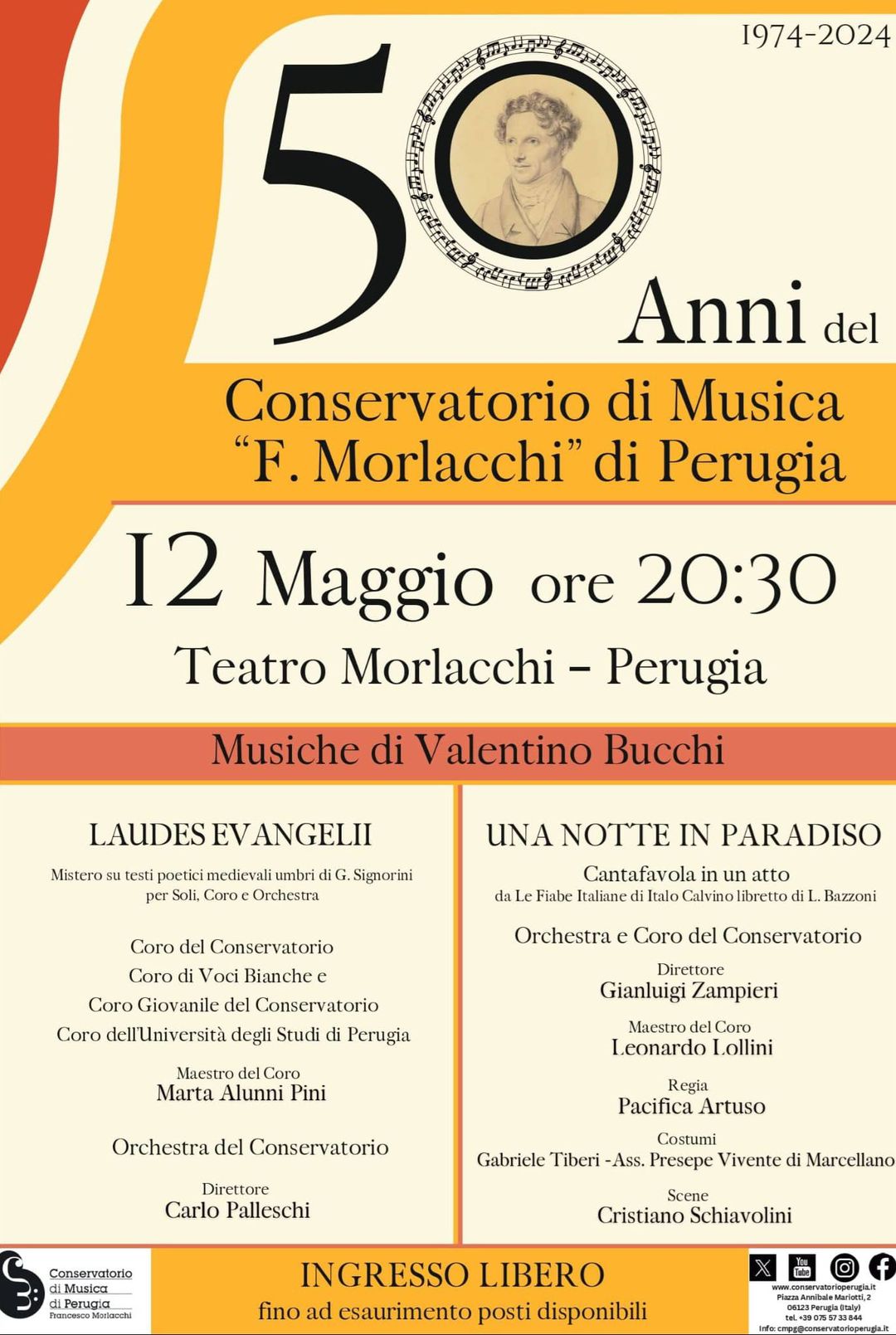 Prossimo appuntamento col #CoroUniPg al Teatro Morlacchi
  Domenica 12 Maggio a…