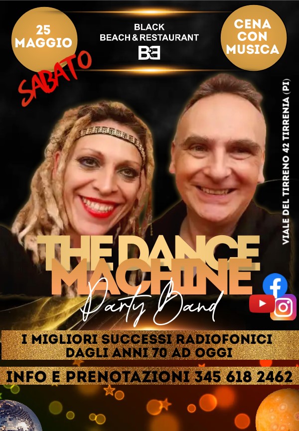 Segnate sul calendario SABATO 25 MAGGIO al Bagno Nettuno Black Beach & Resta…
