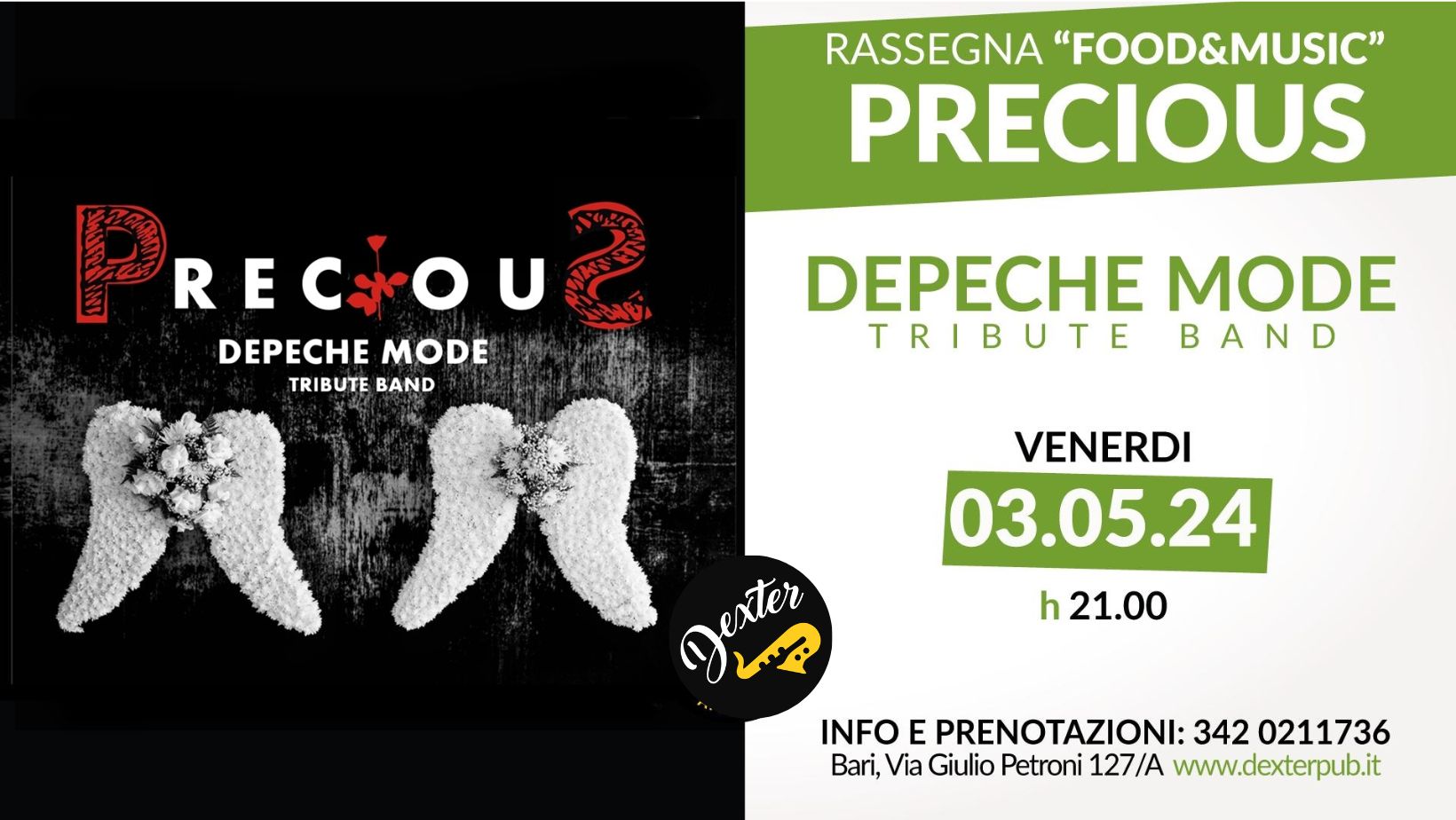 Vi aspettiamo venerdì 3 maggio al Dexter di Bari per un live in acustico 
    –…