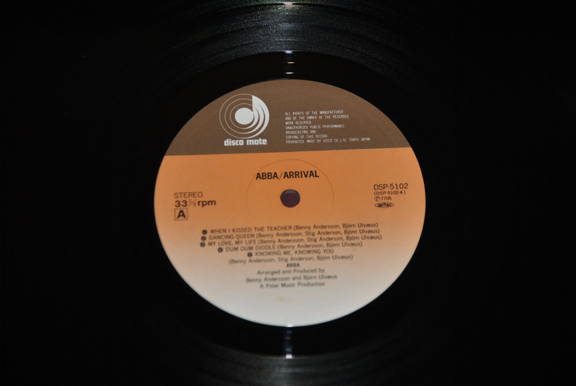ABBA – ARRIVAL – DISCOMATE DSP-5102 1977 – LP JAPAN OBI NM

LP EDIZIONE GIAPPONE…