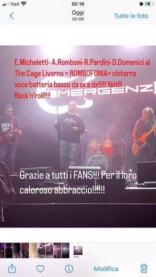 #rombofonia #rocknroll #thecage #grazie #a #tutti i#fans