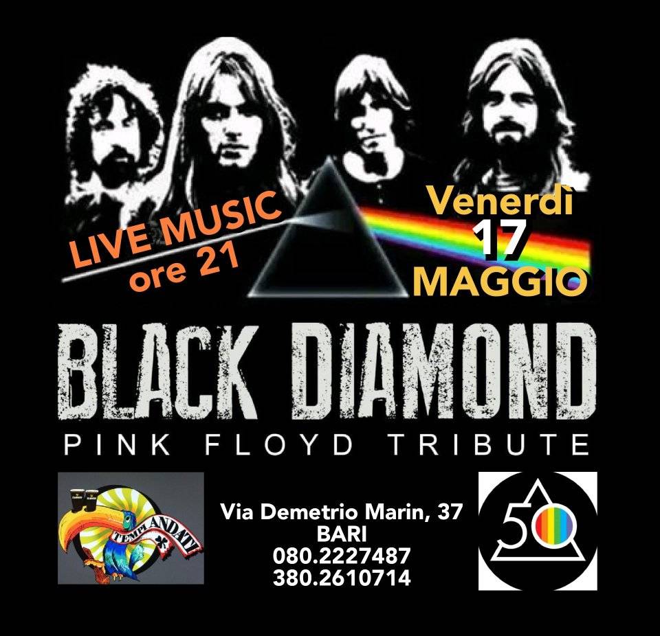 Venerdì 17 Maggio, ore 21 
 Tempi Andati – Bari
 #PinkFloydTribute
 #pinkfloydt…