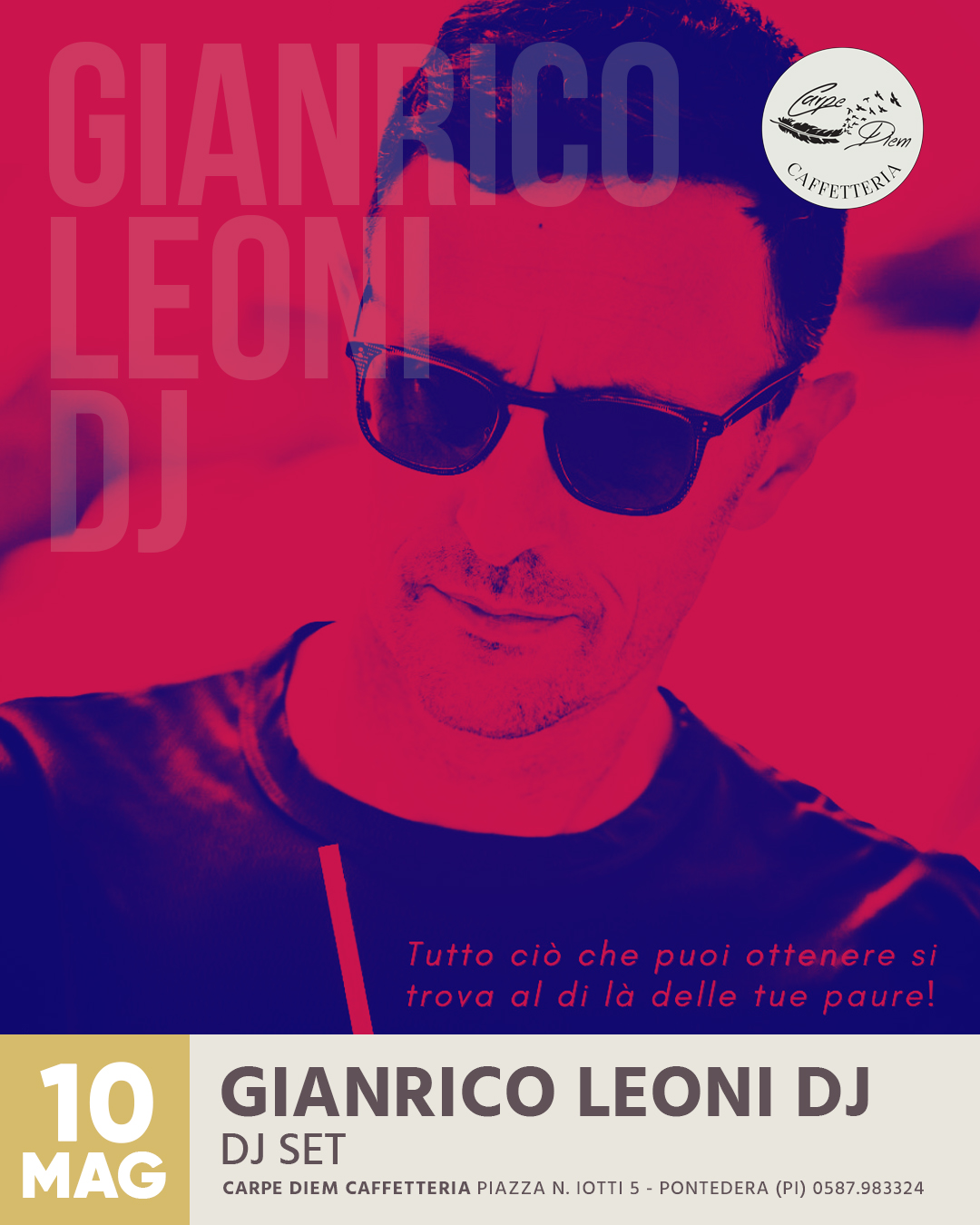 Venerdì 10 Maggio 2024 una serata tutta da ballare a ritmo di dance con il gran…