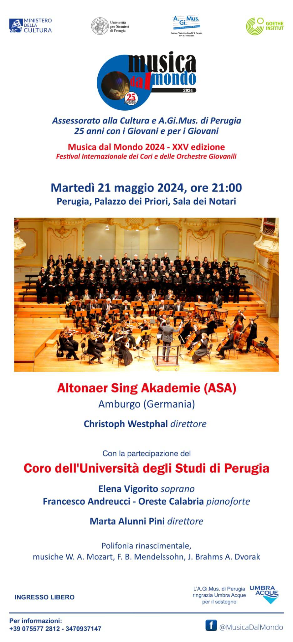 Prossimo appuntamento con il #coroUniPg sarà martedì 21 maggio alle ore 21:00 a…