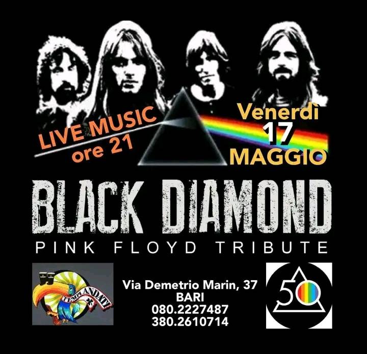 Venerdì 17 Maggio, ore 21 
 Tempi Andati – Bari
 #PinkFloydTribute
 #pinkfloydt…
