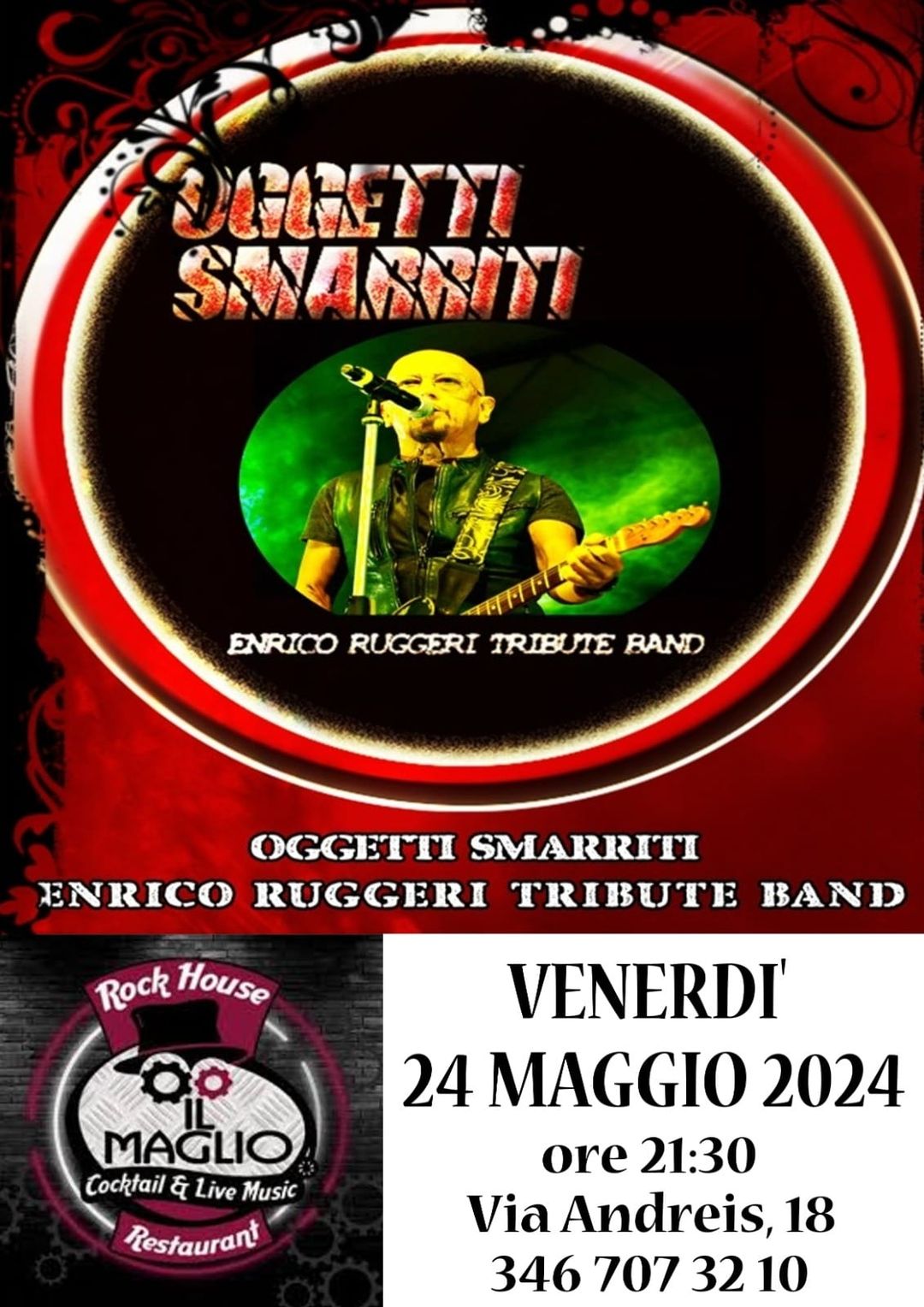Vi aspettiamo venerdì prossimo 24/05/2024 al  Il Maglio Rock House Restaurant pe…