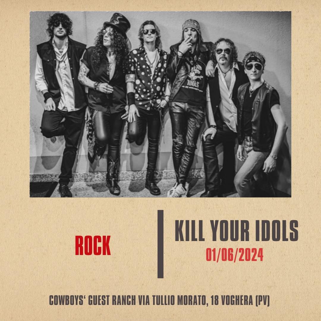 𝐒𝐚𝐛𝐚𝐭𝐨 𝟏 𝐆𝐢𝐮𝐠𝐧𝐨!!   𝐈𝐧 𝐄𝐬𝐭𝐞𝐫𝐧𝐨!!

Killyouridols-European Guns N’Roses Tribute Ba…
