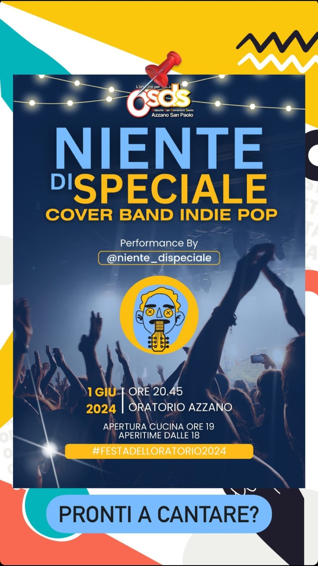 Ecco cosa fare stasera!
Vieni alla FESTA ORATORIO AZZANO SAN PAOLO: NientediSpec…