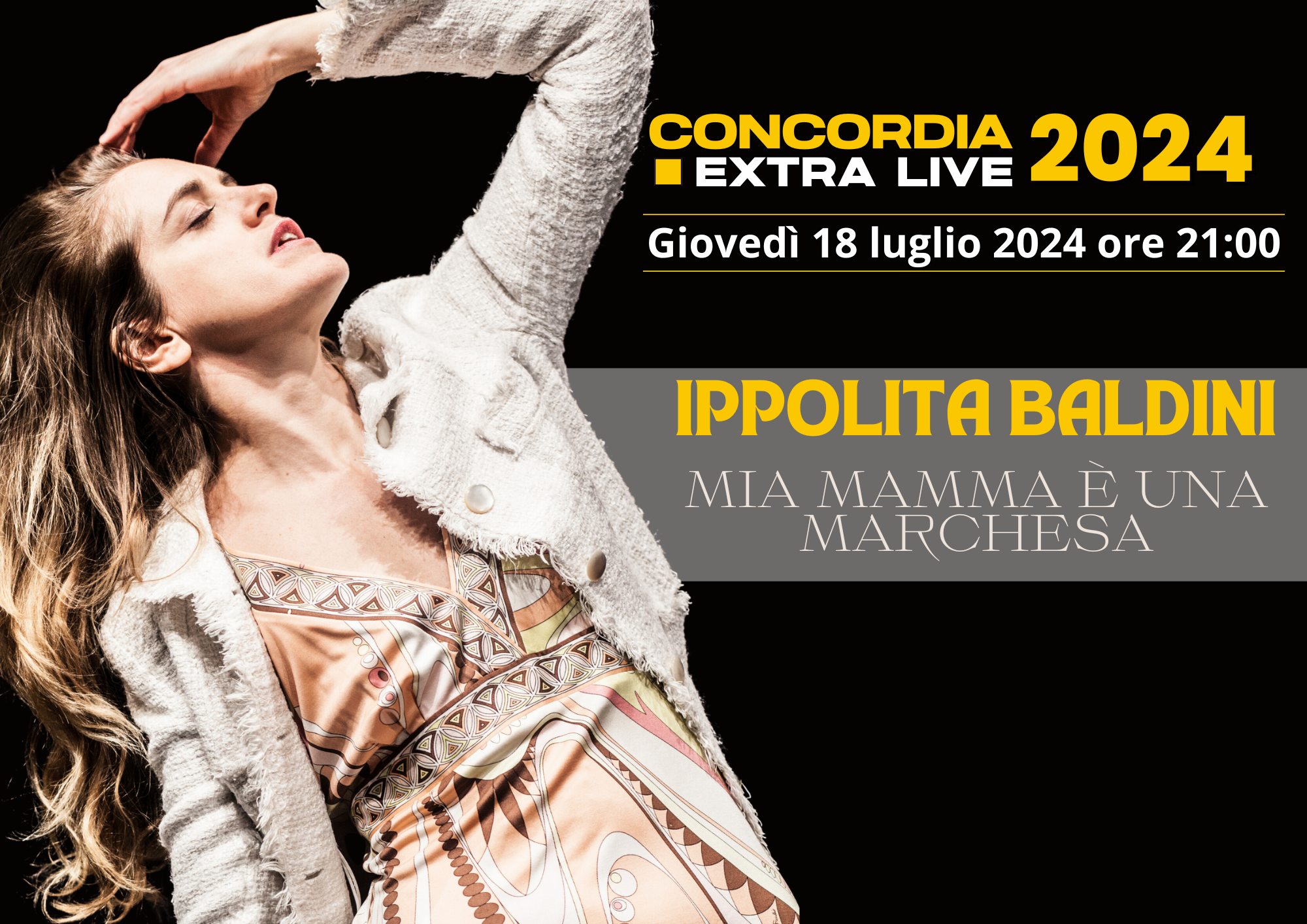 𝗖𝗢𝗡𝗖𝗢𝗥𝗗𝗜𝗔 𝗘𝗫𝗧𝗥𝗔 𝗟𝗜𝗩𝗘
Rassegna estiva che durerà da giovedì 4 a sabato 20 luglio….