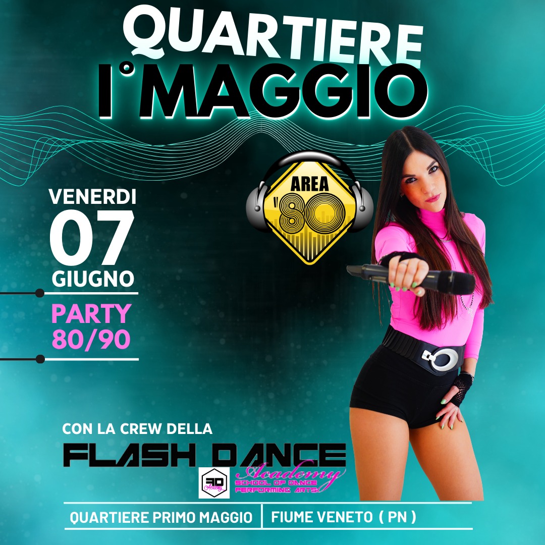 Venerdì sera porteremo la migliore musica Pop-Dance anni 80e90 a G.R.S.C. Quarti…