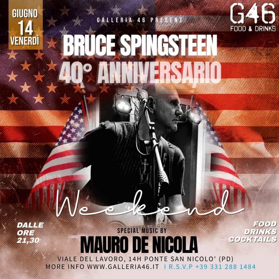 Omaggio acustico ai 40 anni di #BornInTheUSA .. di #brucespringsteen