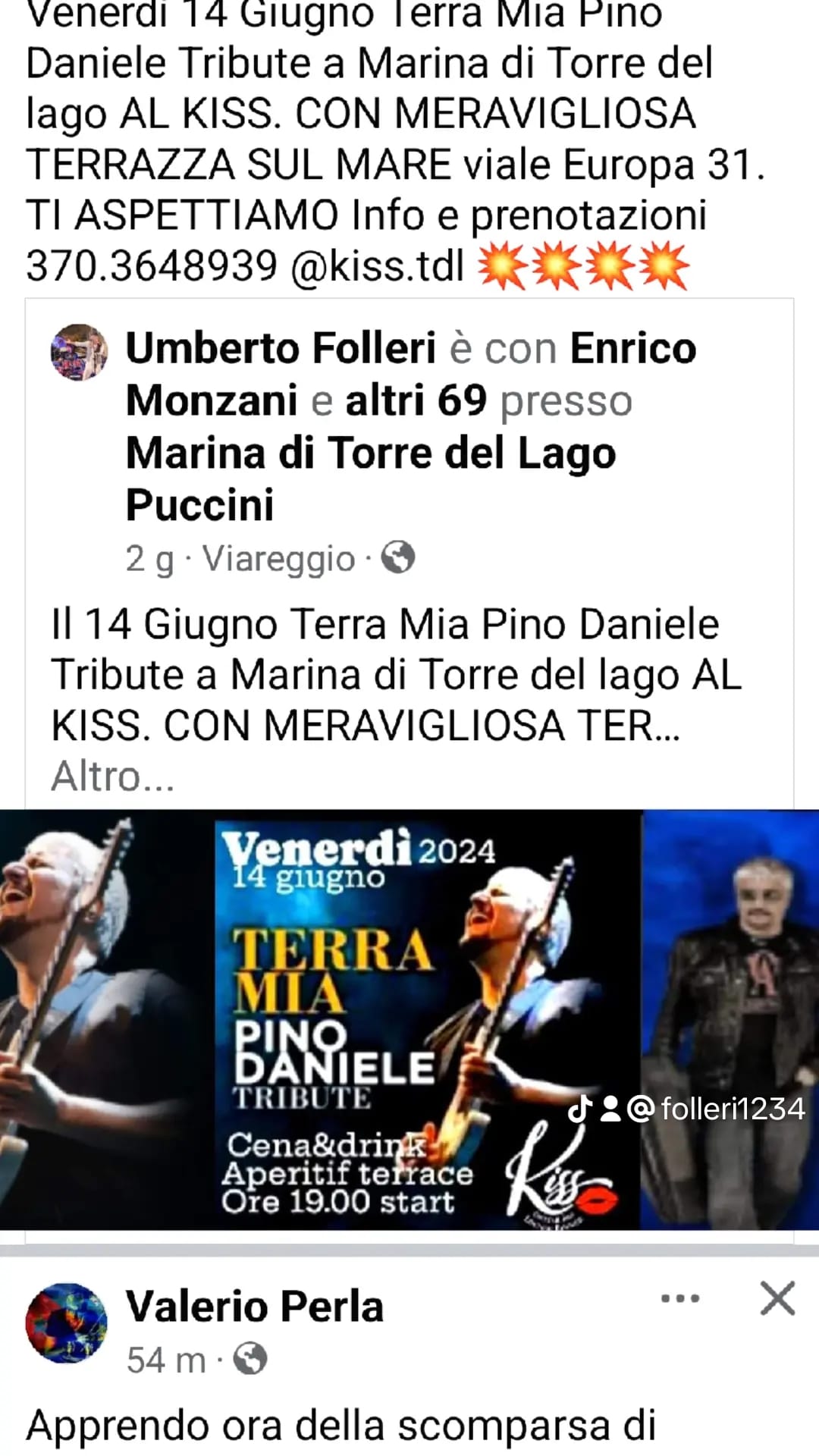 Info e prenotazioni: 370.3648949 Kiss Bar cocktail. Marina di Torre del Lago Via…