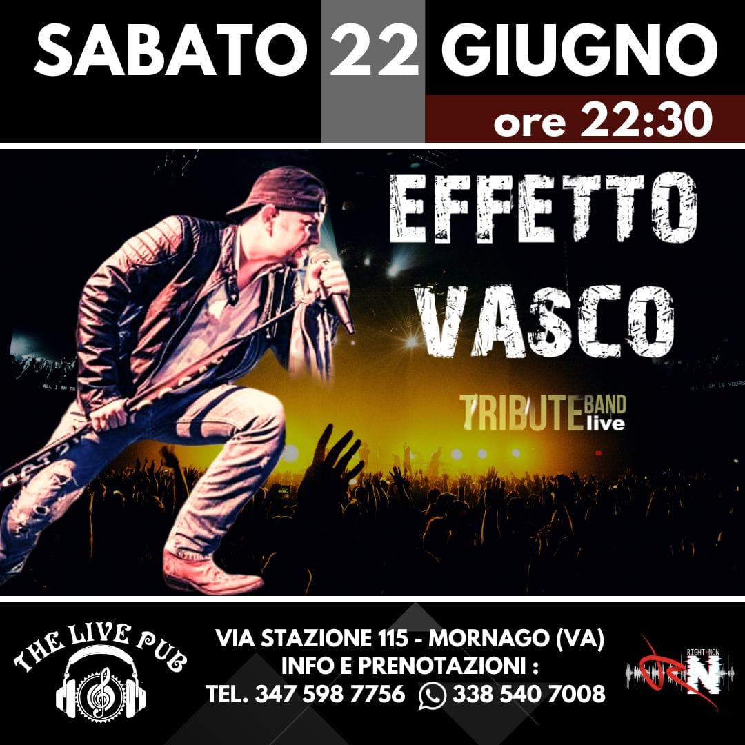Dai che ci siamo quasi 
 Pronti per Effetto Vasco Tribute Band 22 giugno start o…