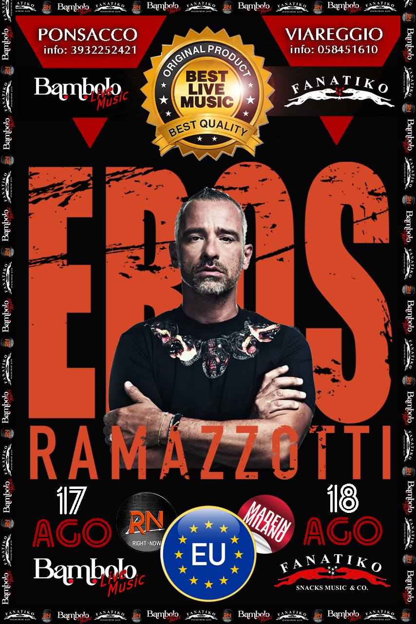 SI SI SI…VOGLIAMO ANTICIPARVI LE SUPER DATE Del mese di AGOSTO!!!! Perchè????
…