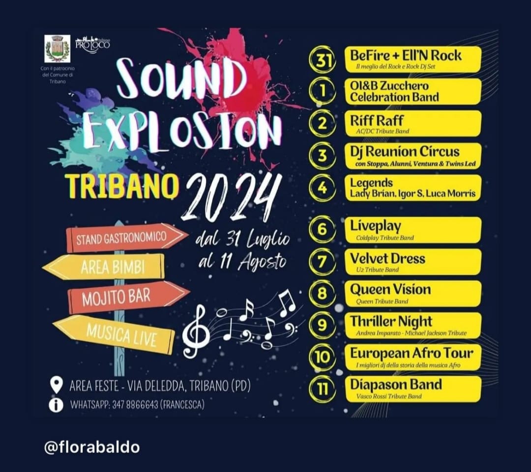 Sound Explosion
Il 31 luglio i BEFIRE vi aspettano!