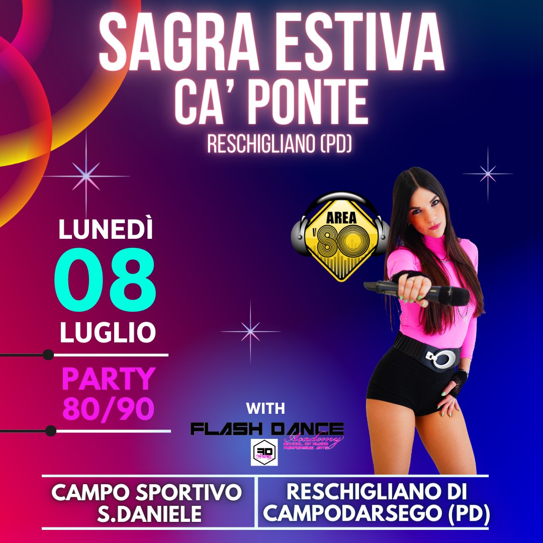 Stasera !!! Live dalle 21:00 a Reschigliano di Campodarsego ! Sagra Estiva Ca’ P…