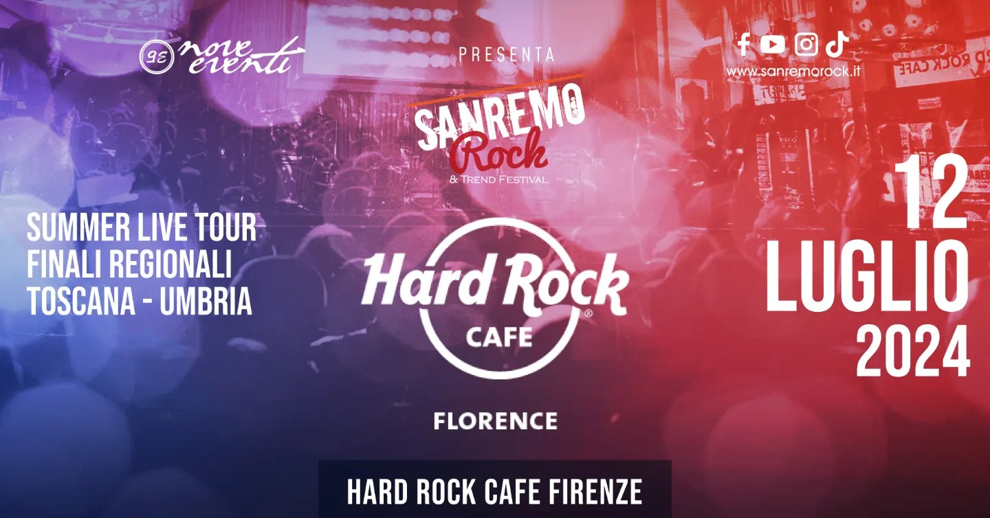 Domani sera 12 Luglio il secondo girone della categoria rock di Sanremo Rock Fe…
