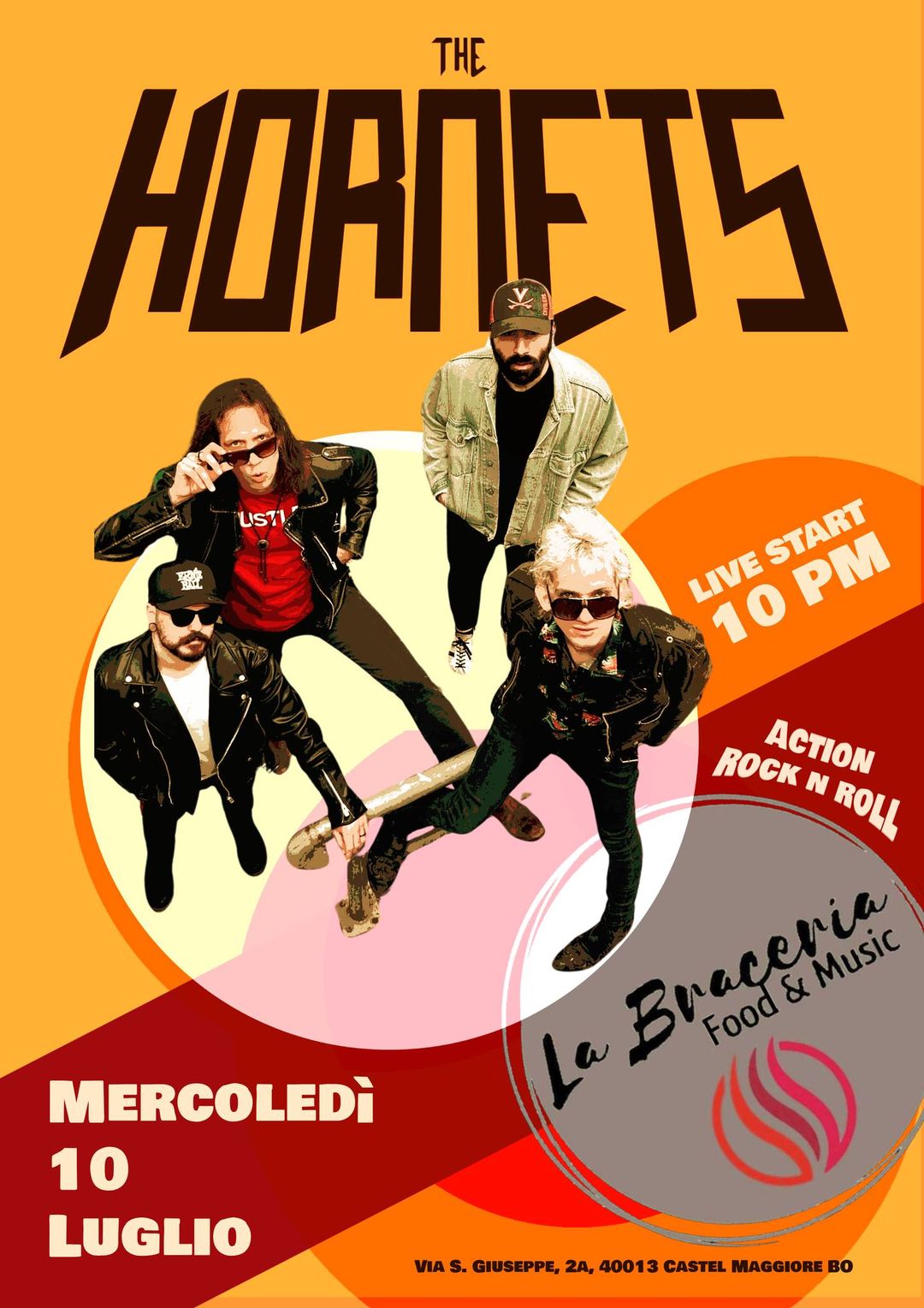 THE HORNETS 
“band” di Modena (un componente adottato dal Trebbo!!)
in attivo da…