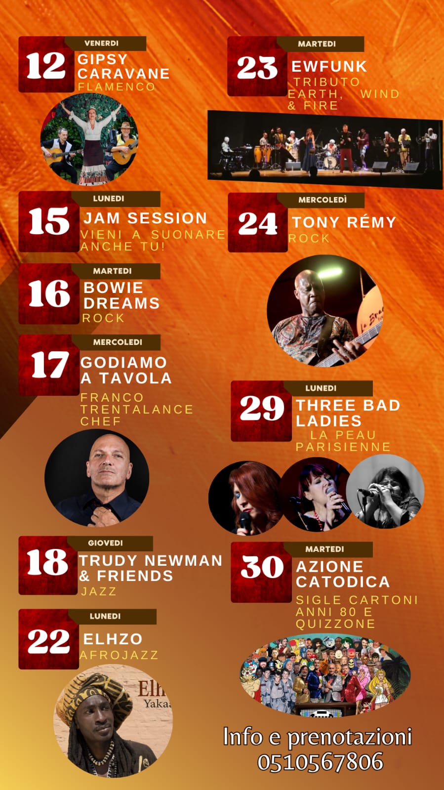 Da urlo!!! 
 Prenota il tuo tavolo! 
 051 0567806
 Via S. Giuseppe, 2a, 40013 Ca…