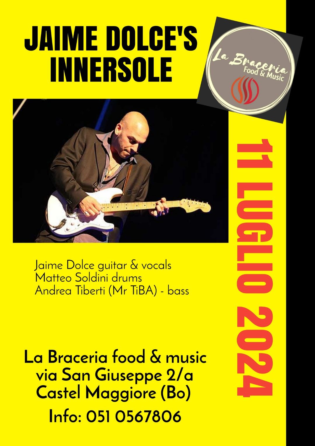 JAIME DOLCE è un cantautore statunitense che ha vissuto a lungo in Toscana prima…