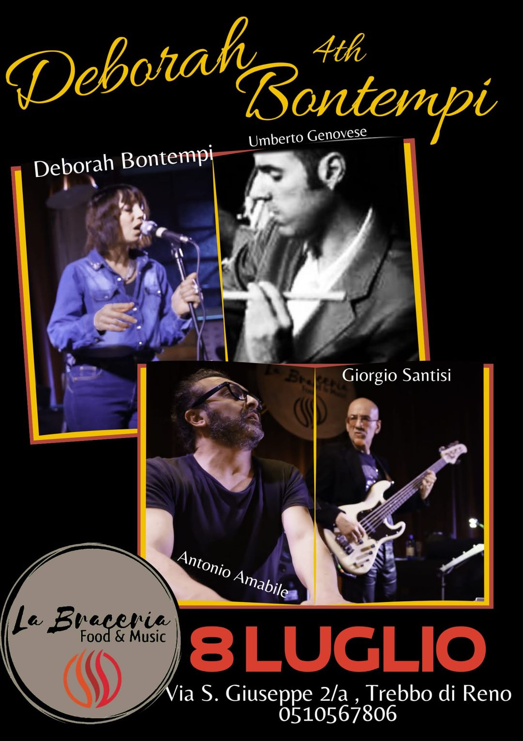 Deborah Bontempi ci proporrà il suo repertorio tratto dal disco OH ALFREDO e dai…