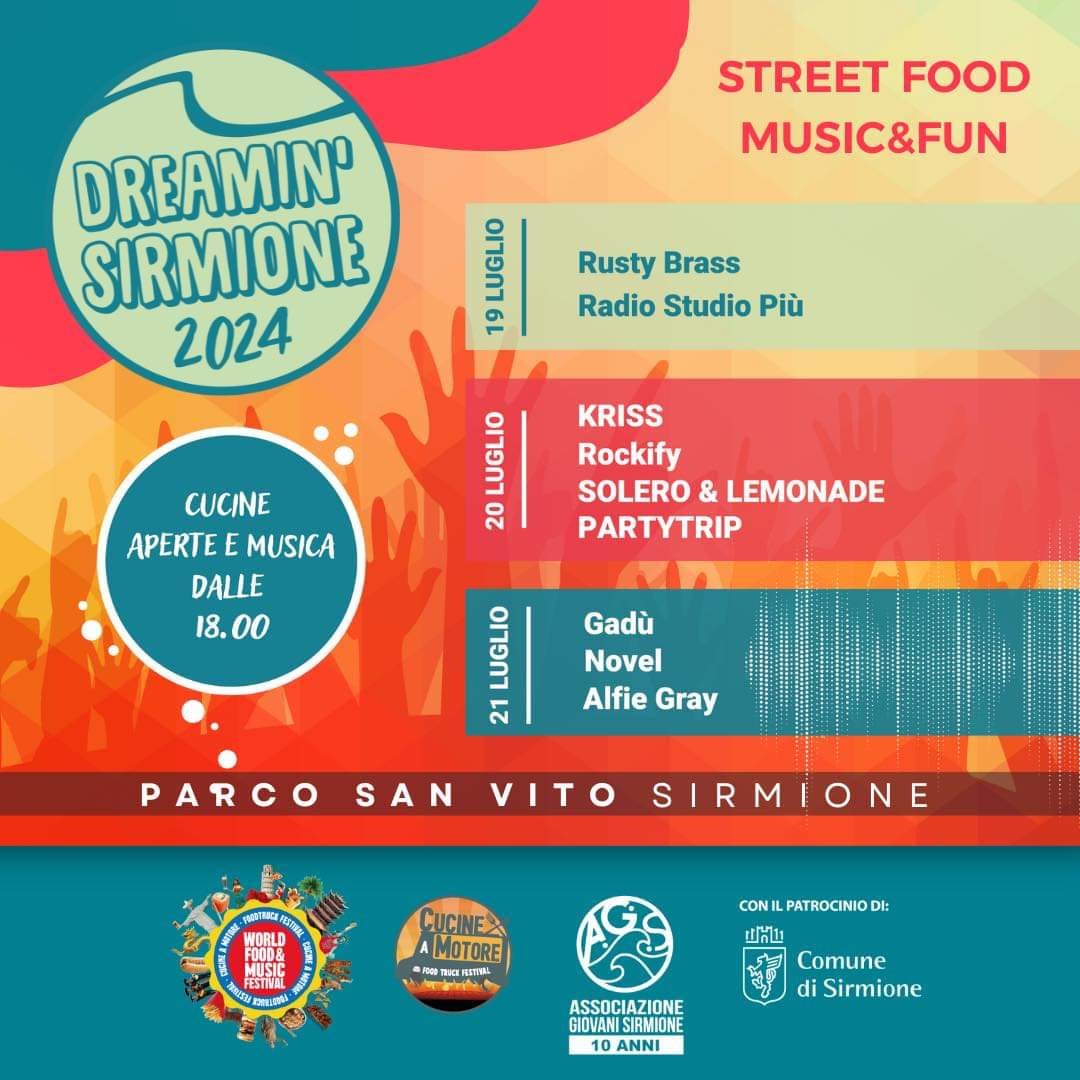 Dreamin’Sirmione #rockifyrockband 
 20 luglio  Save the date 
 Il meglio del roc…