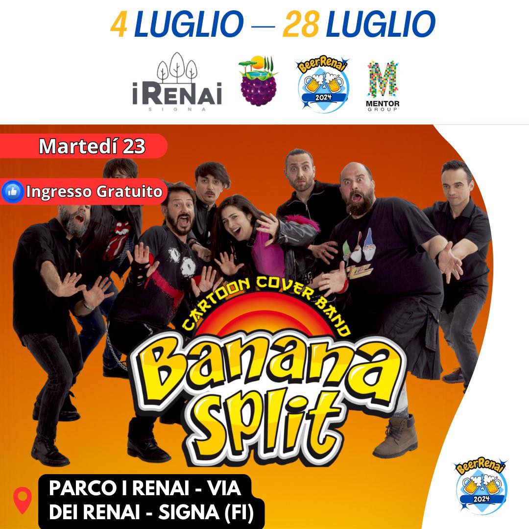 Pronti a tornare bambini per una sera? 

Ci pensano i Banana Split a farlo, con …
