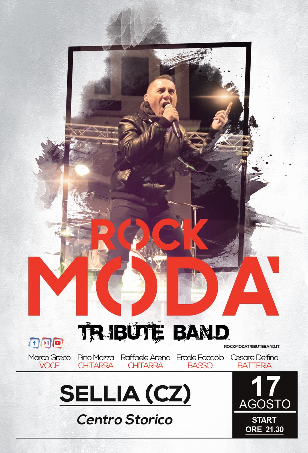 Rock Modà Tribute Band live
 Sellia (CZ), 17 agosto 2024
In occasione della 27es…