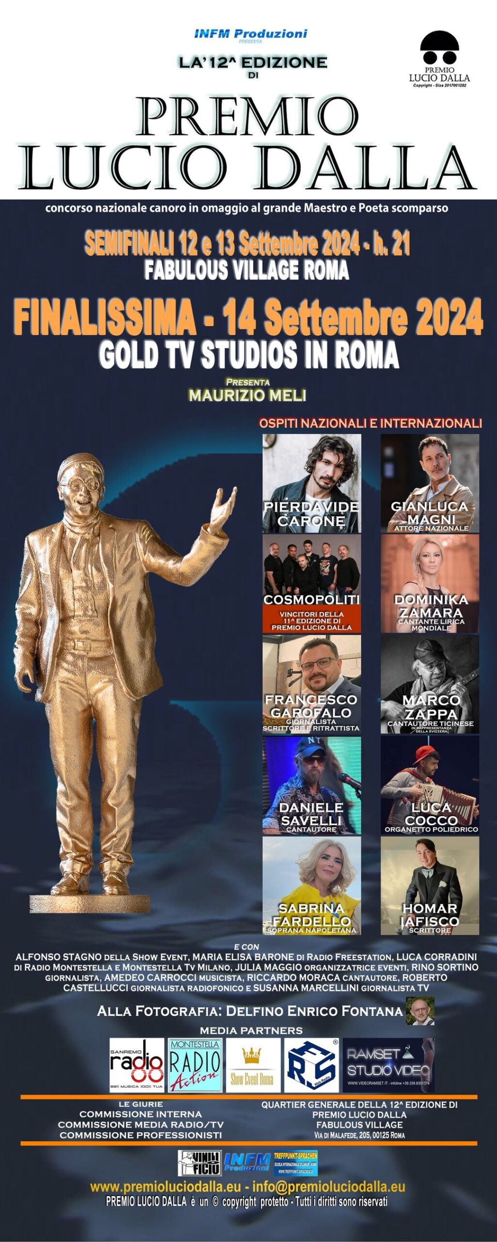 Premio Lucio Dalla – 12^ edizione – Roma 12-13-14 Settembre 2024
Fabulous Villag…