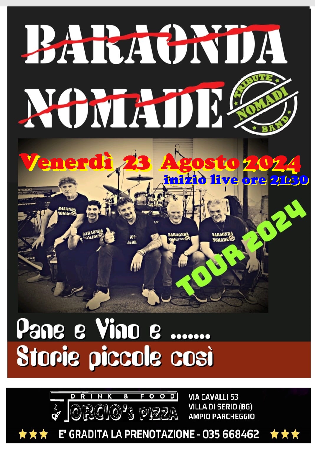 … Vagabonde e vagabondi… vi aspettiamo per cantare insieme a noi le intramon…