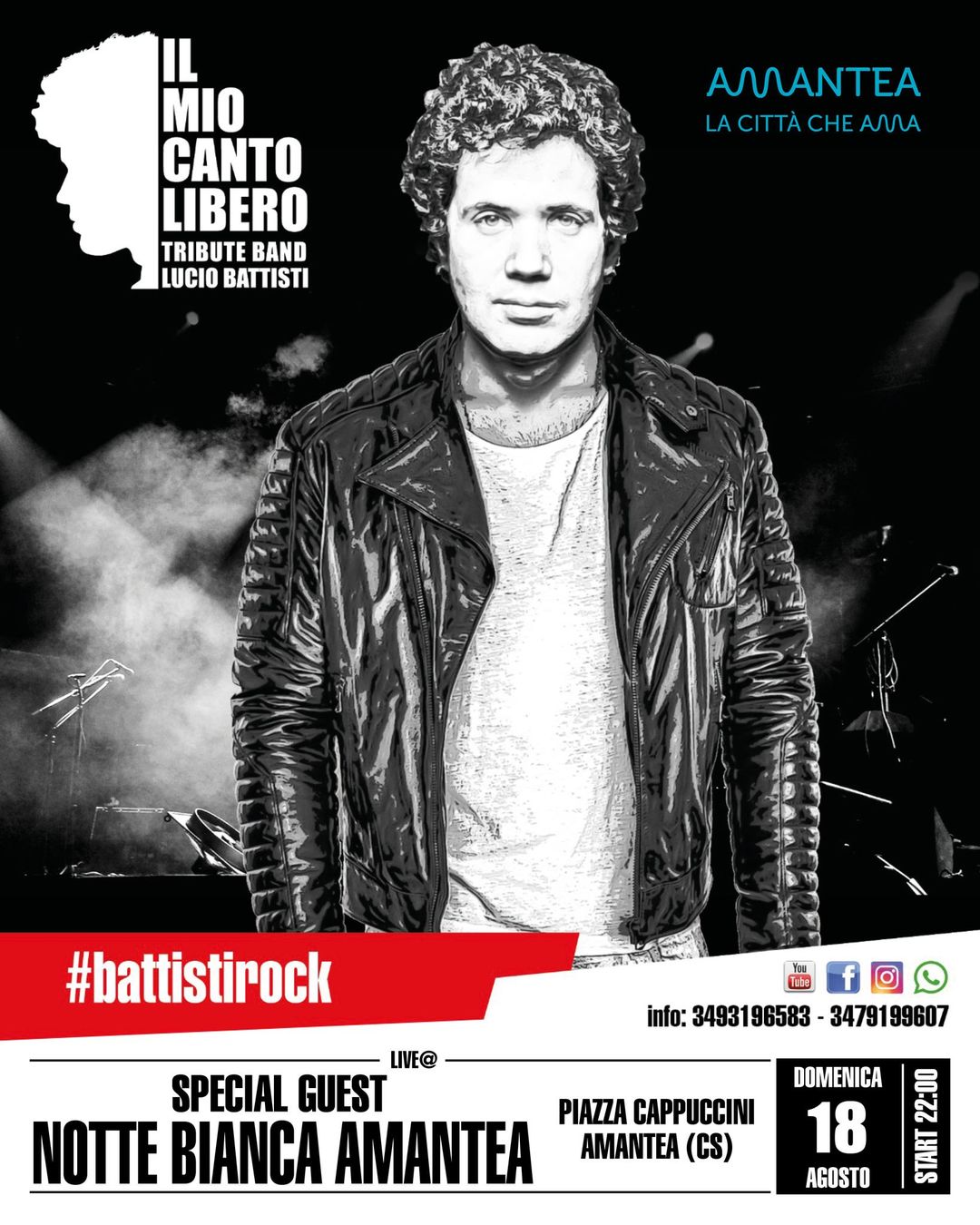 Il 18 Agosto alle 22:00 vi aspettiamo sul palco a Piazza Commercio alla NOTTE BI…