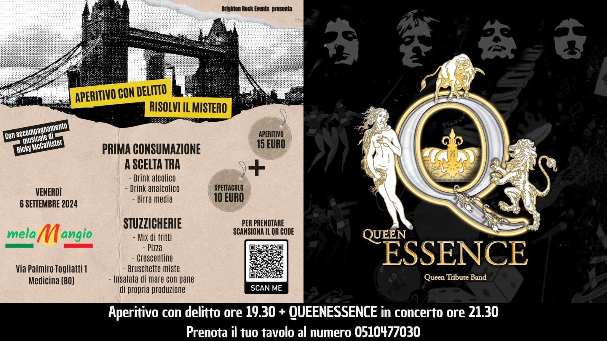 Venerdì 6 Settembre 2024
Ristorante Pizzeria Melamangio
Via Togliatti 1, Medicin…