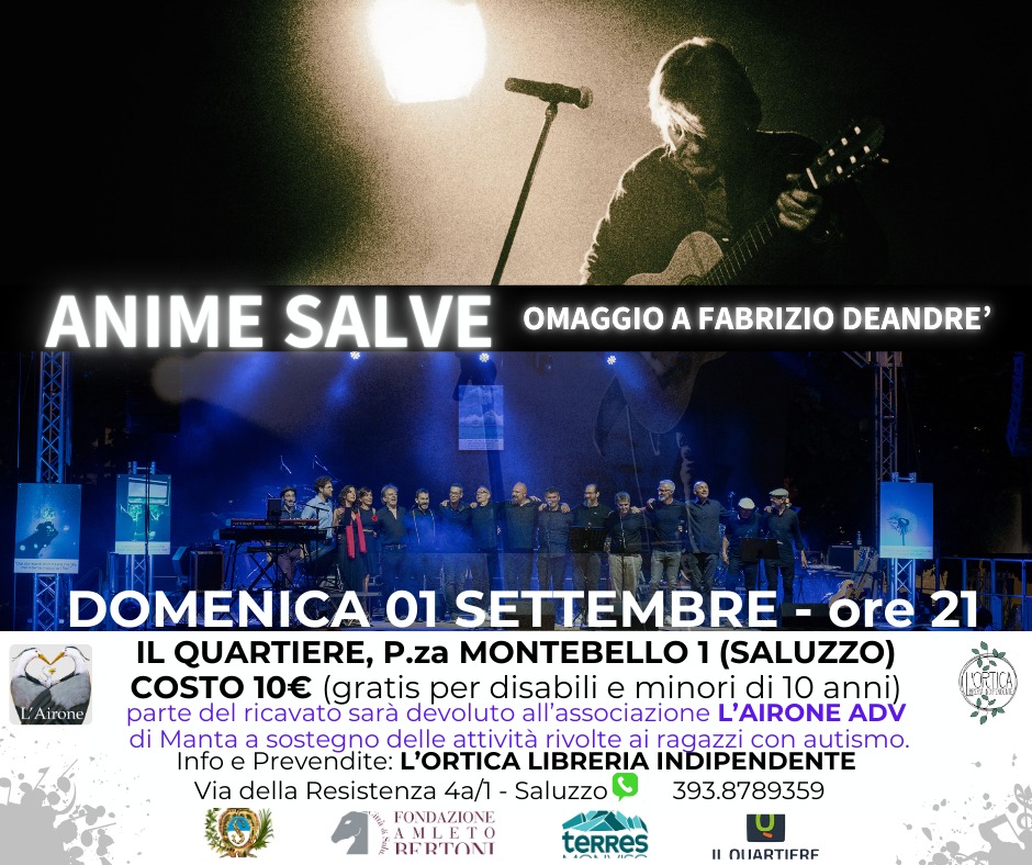 Non mancate…
A grande richiesta saremo di nuovo a Saluzzo per la fine dell’est…