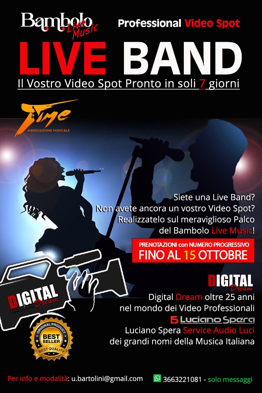 DOPO IL SUCCESSO della stagione 2023 
torna l’opportunità per le band che ne han…