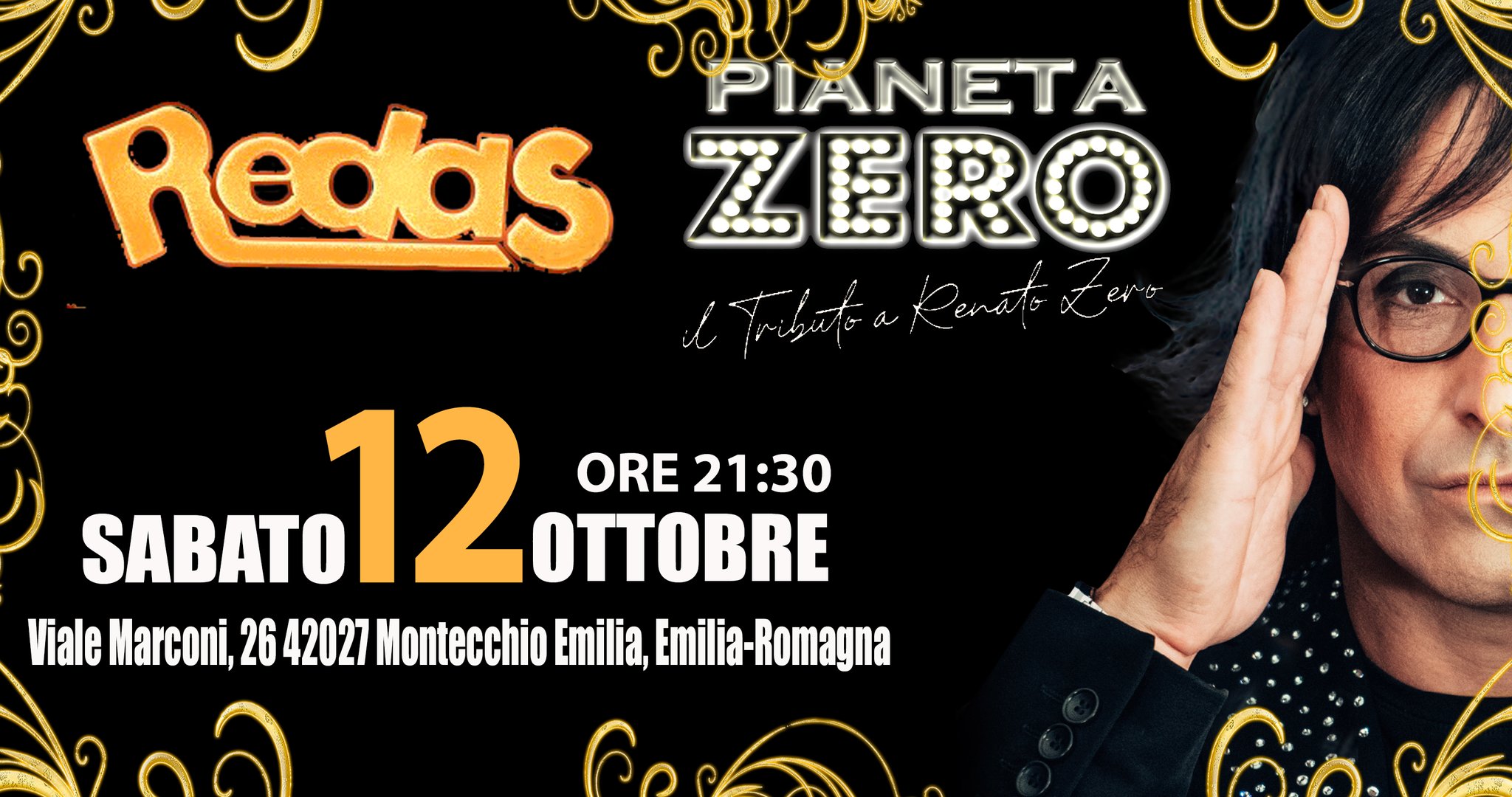 PianetaZERO, il tributo a Renato Zero, un concerto da non perdere….
 Saturday …