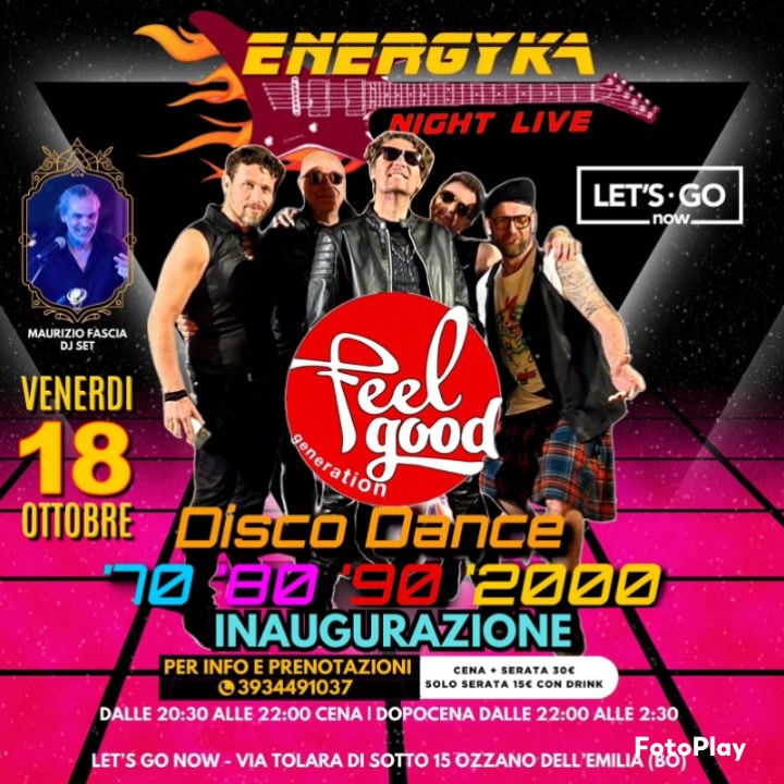 Art Emotion Group – Eventi e Spettacoli
 Grande INAUGURAZIONE di ENERGIKA NIGHT …