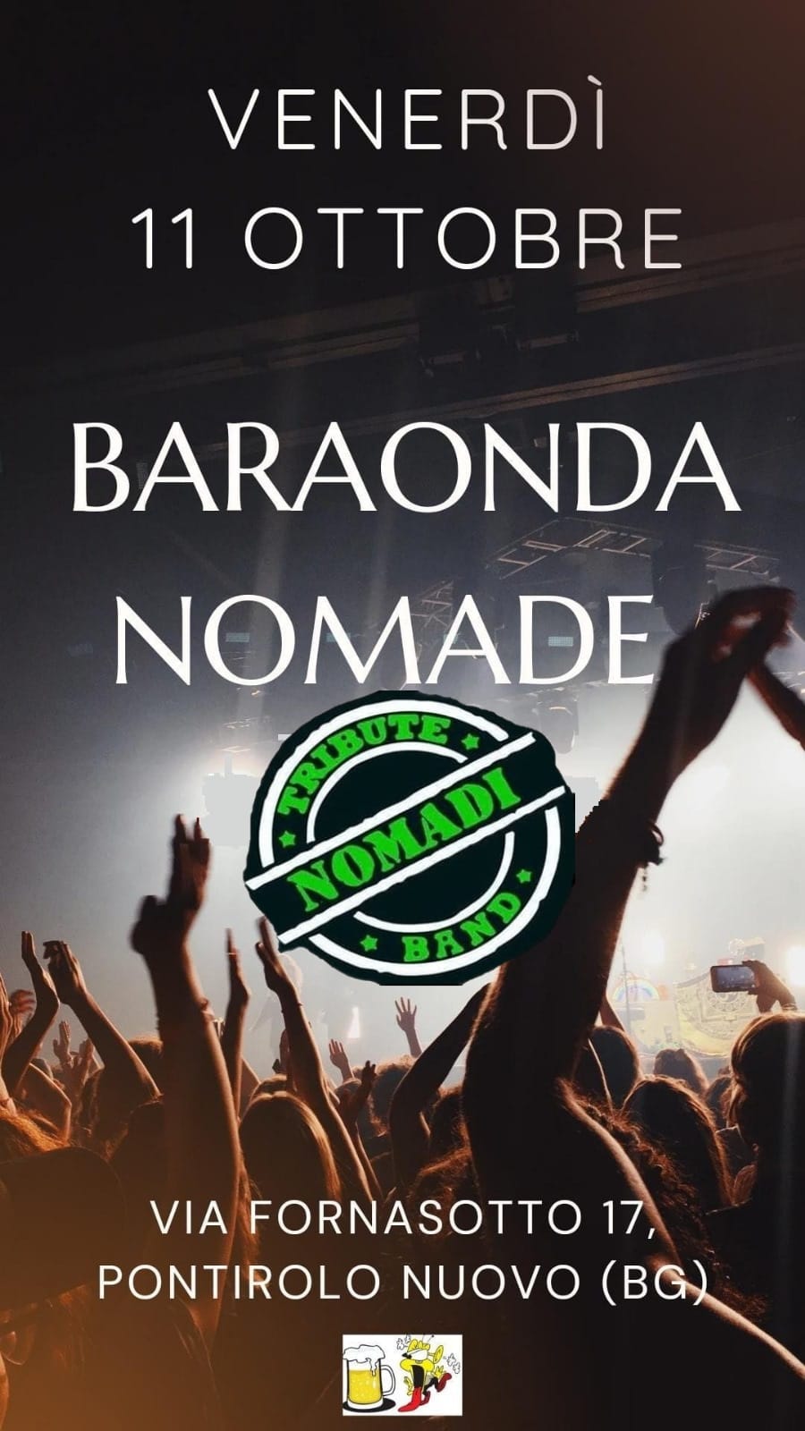 Vagabondi FESTAINFORNA …
 venerdì 11 ottobre 
 SEMPRE NOMADIIII