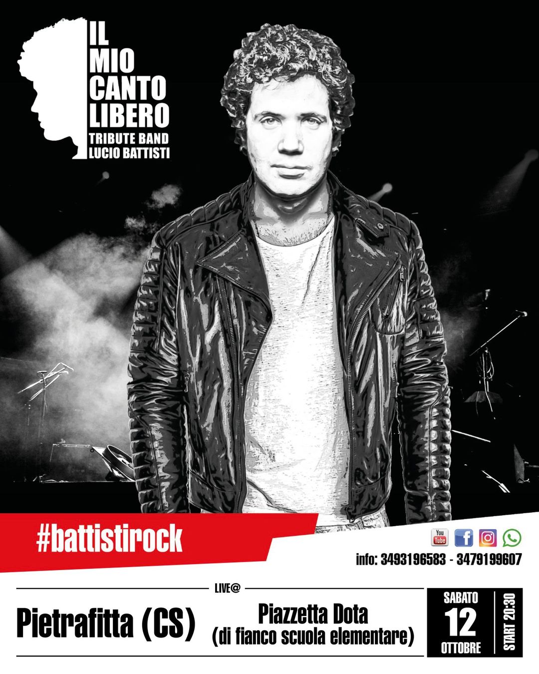 PER I FANS DI LUCIO BATTISTI 
*** Sabato 12 Ottobre ore 20:00 
*** PIETRAFITTA (…