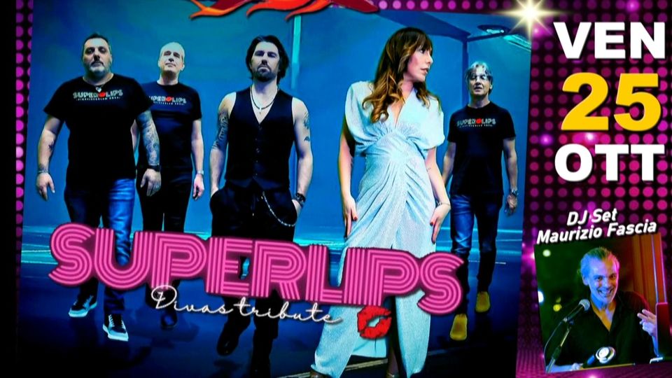 𝗩𝗲𝗻𝐞𝐫𝐝𝐢̀ 𝟐𝟓 𝗢𝘁𝘁𝗼𝗯𝗿𝗲
𝐄𝐍𝐄𝐑𝐆𝐘𝐊𝐀 𝐍𝐈𝐆𝐇𝐓 𝐋𝐈𝐕𝐄
presenta:
𝑺𝑼𝑷𝑬𝑹 𝑳𝑰𝑷𝑺 𝒊𝒏 𝑪𝒐𝒏𝒄𝒆𝒓𝒕𝒐
Band tr…