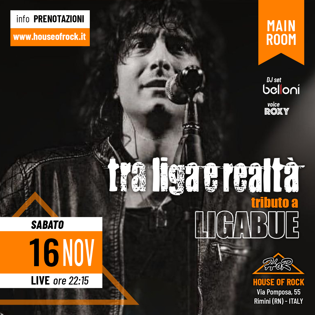Sabato 16 Novembre: Torna “Tra Liga E Realtà” 

 Evento Imperdibile!
Per tutti …