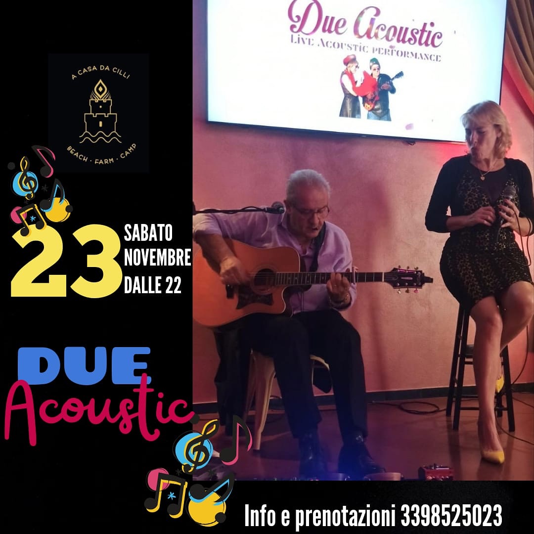 Il sabato A Casa da Cilli  a Pineto.
 Questa sera, apericena con il menù scelto…