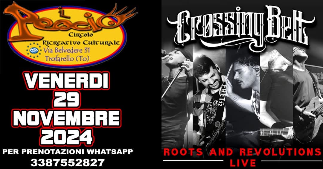 Gli eventi di questa settimana al PEOCIO.BUON TUTTO A VOI